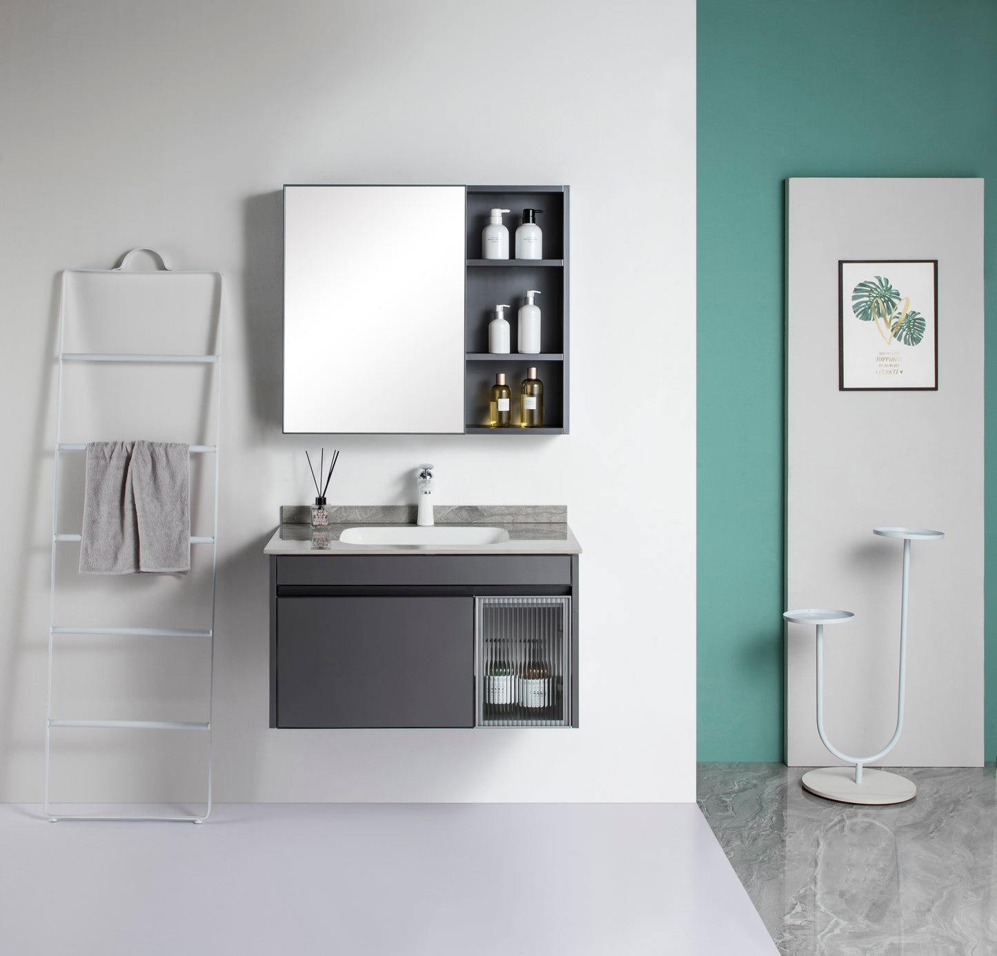 Stainless Steel Bathroom Cabinet 813