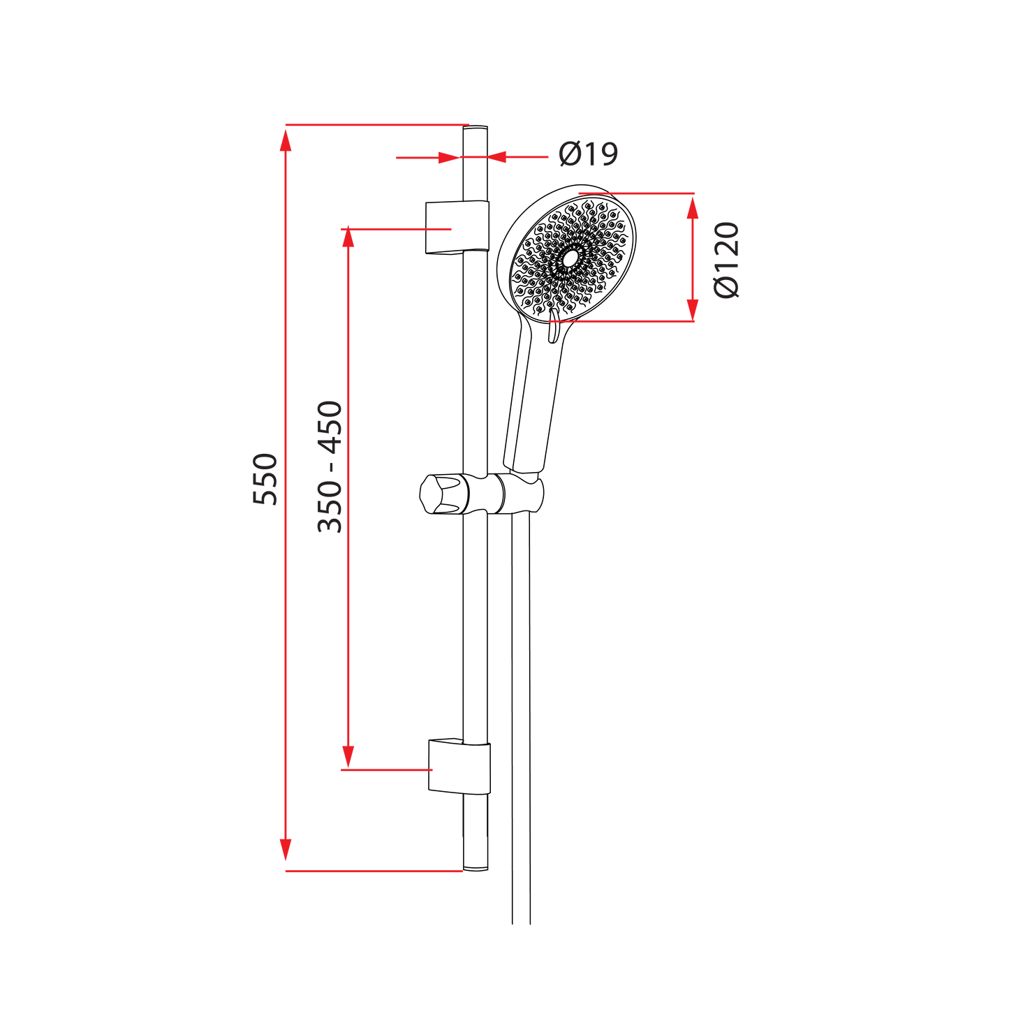 Rubine Electric Instant Water Heater CHOCO 11SD