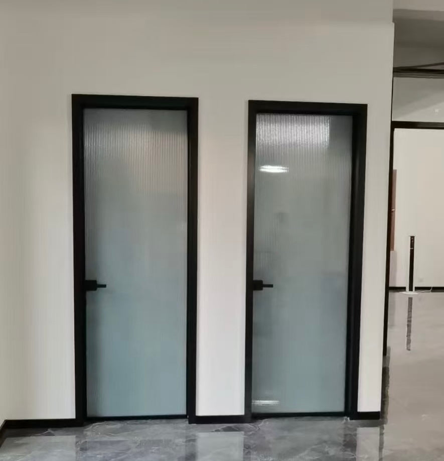 Aluminium Tempered Glass Swing Door