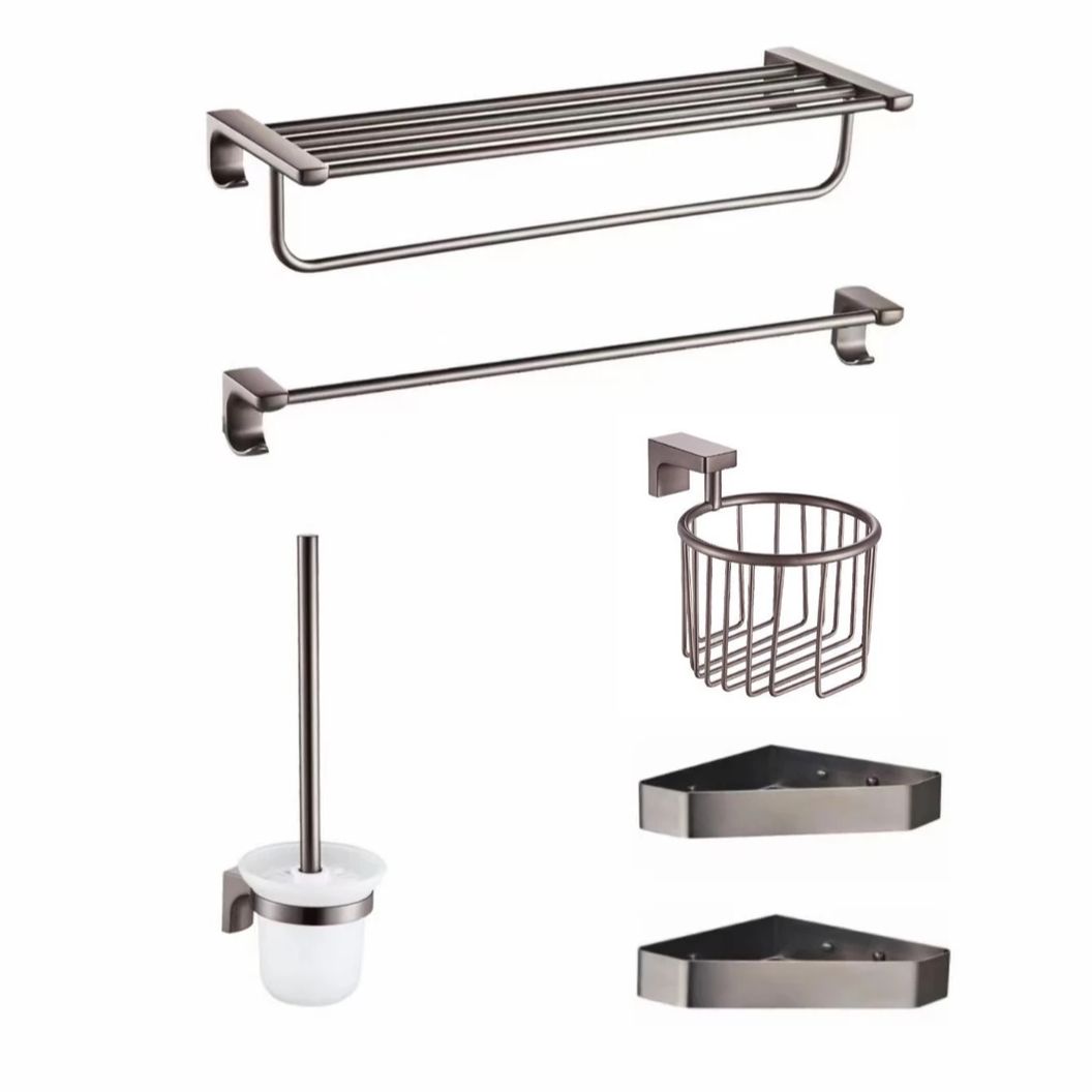 Stainless Steel Bathroom Accessories (Gun Metal) 5719