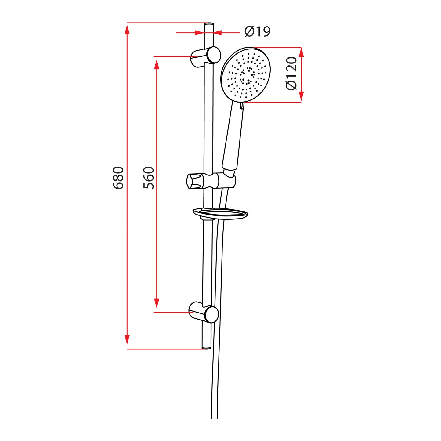 Rubine Electric Instant Water Heater Bow RWH-1388B