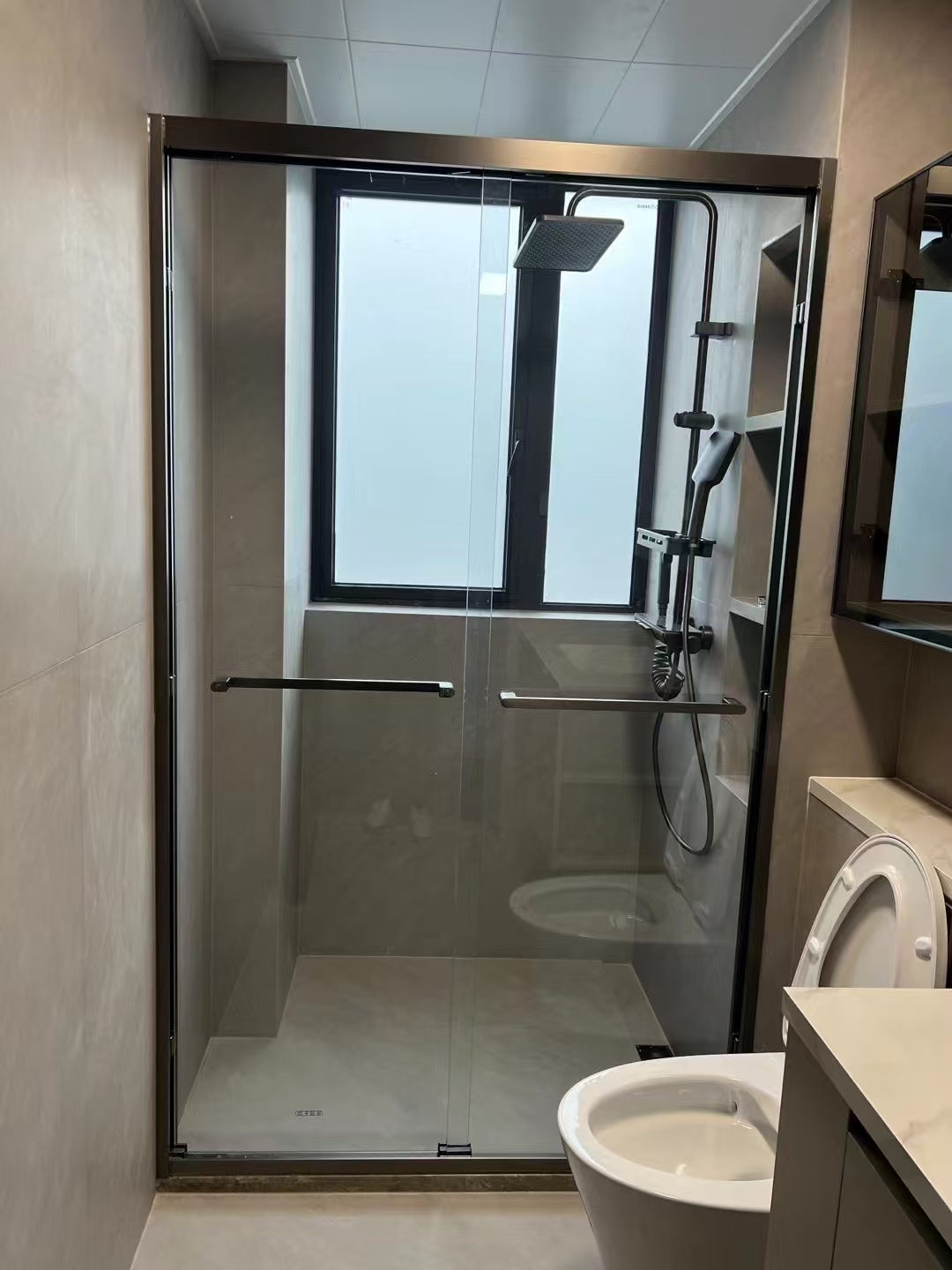 Stainless Steel Sliding Door Shower Screen
