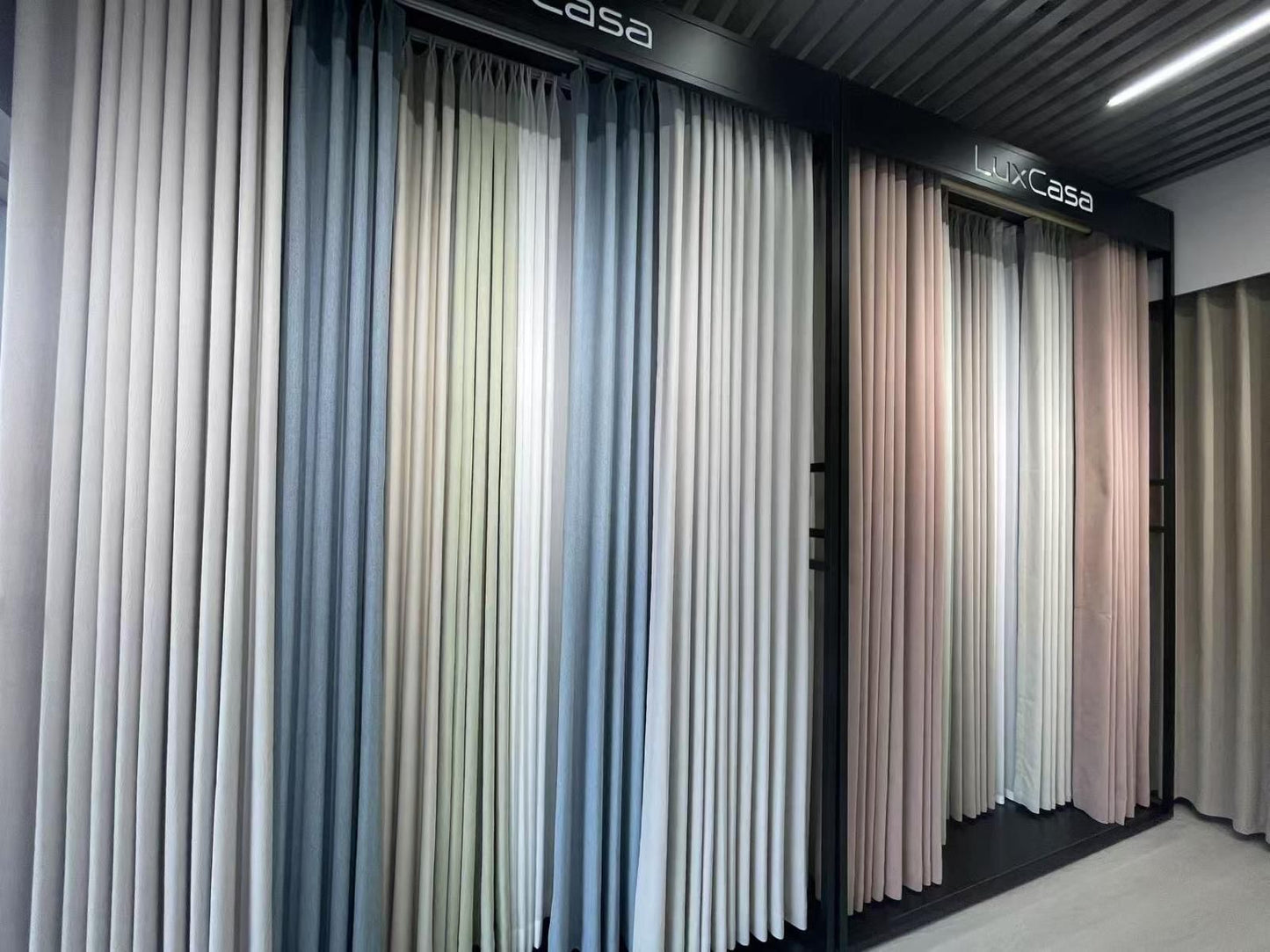 Night S-Fold Curtains with Silent Track