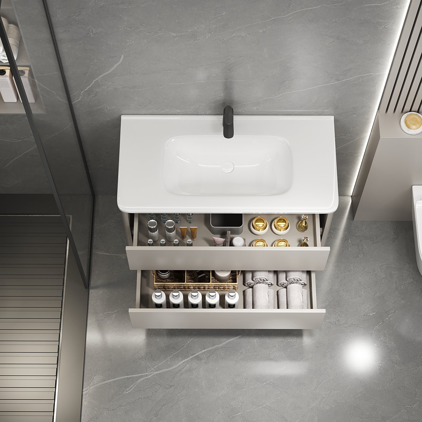 Stainless Steel Bathroom Cabinet 823