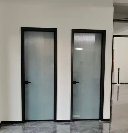 Aluminium Tempered Glass Swing Door