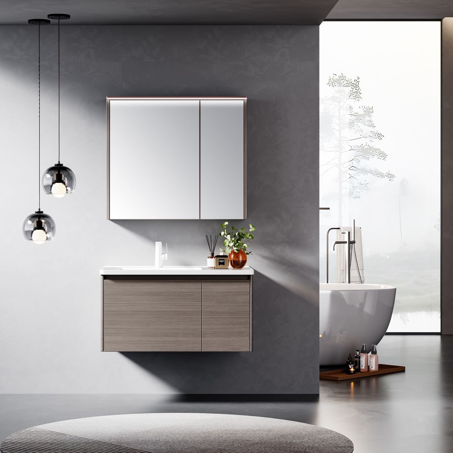 Stainless Steel Bathroom Cabinet BC204