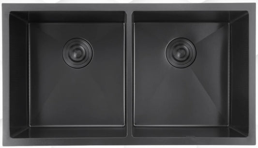 EACO 316 Stainless Steel Honeycomb Kitchen Sink (80cm) (Double bowl)