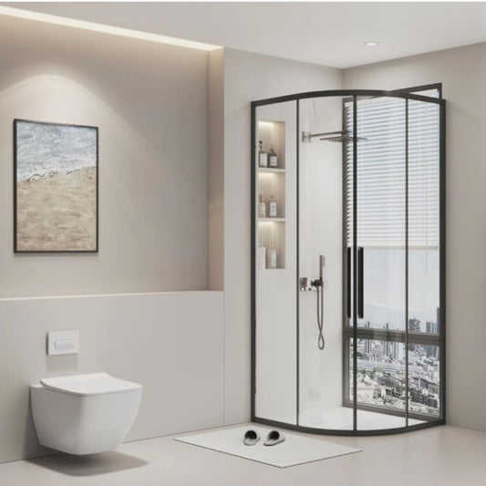 Stainless Steel Arc Shape Shower Screen