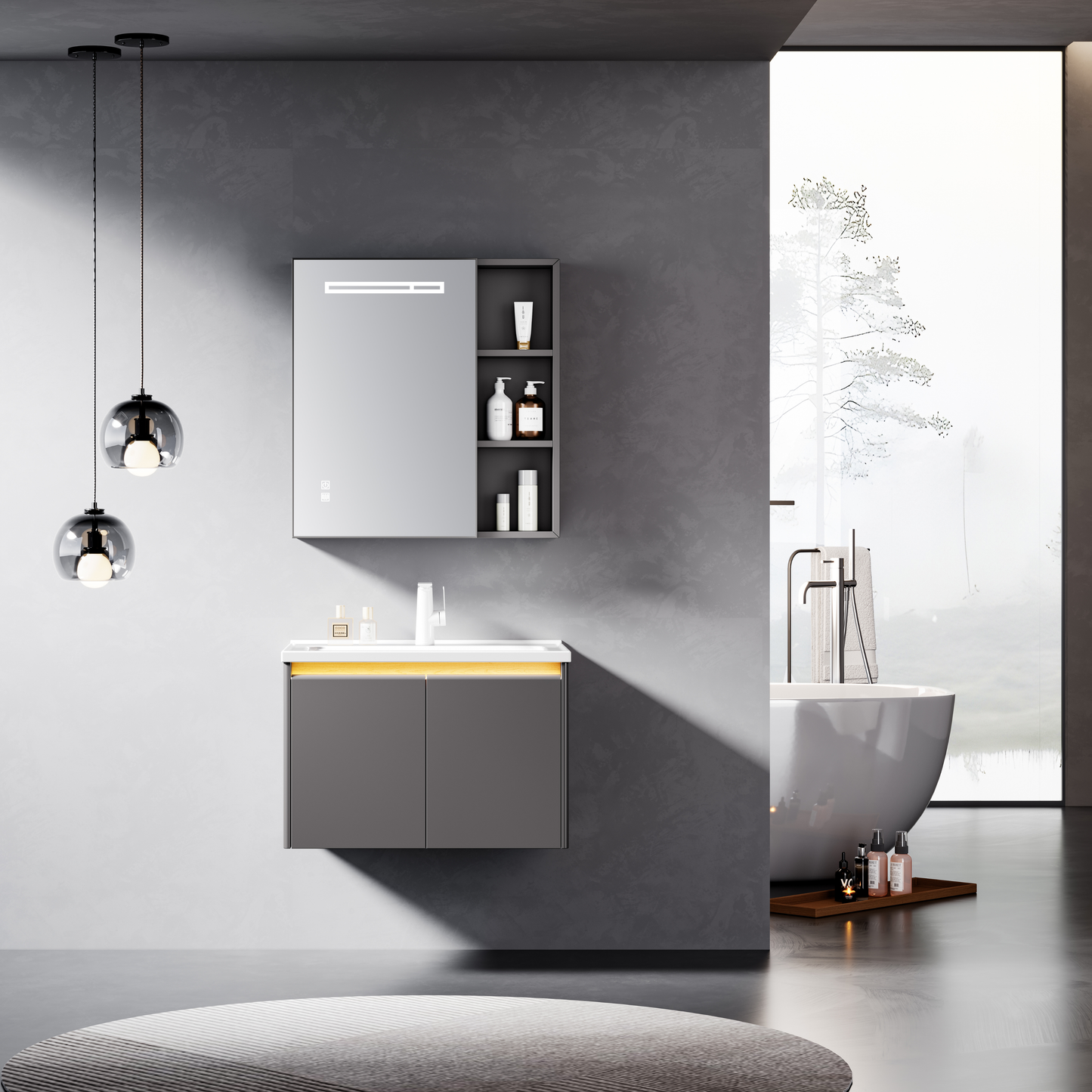 Stainless Steel Bathroom Cabinet BC102