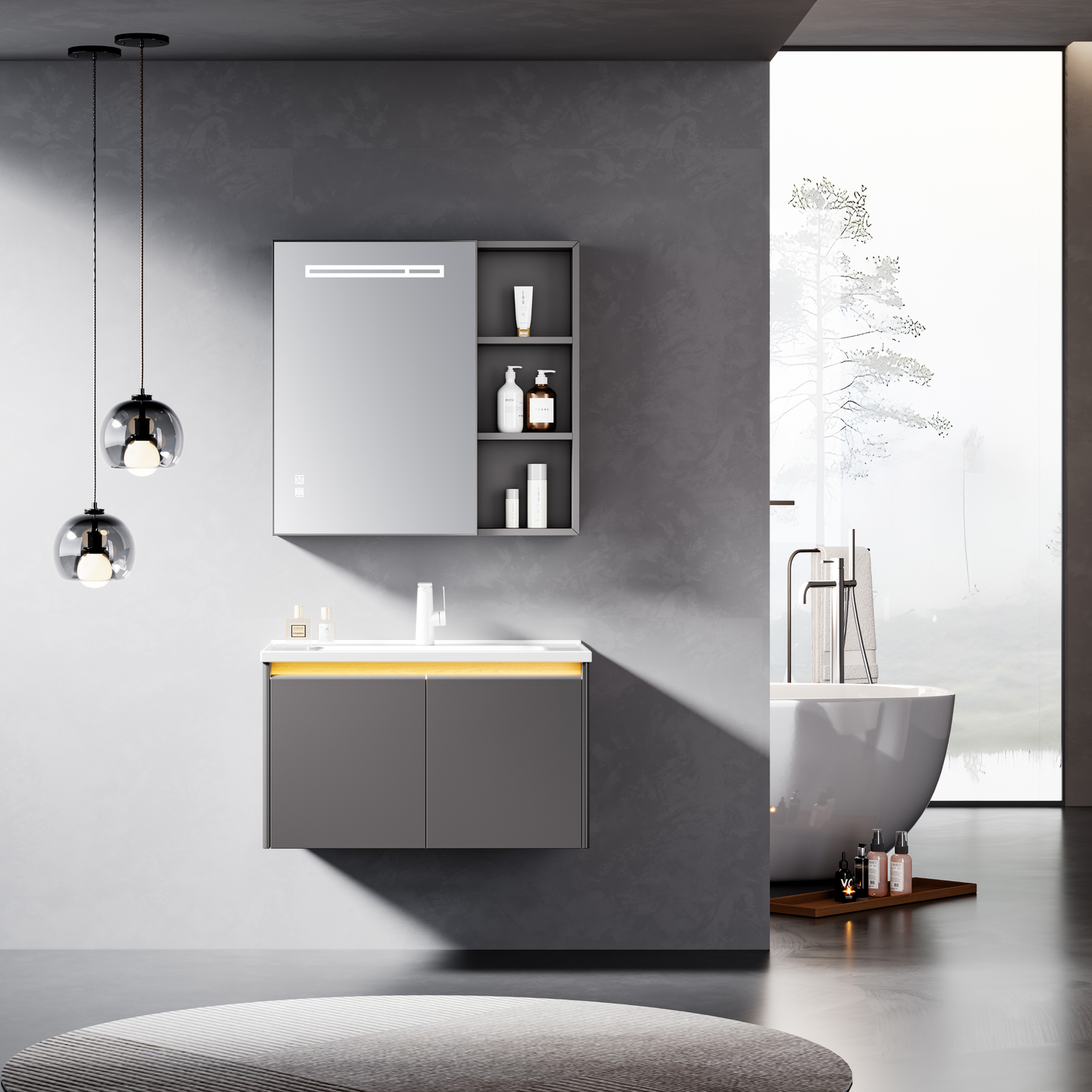 Stainless Steel Bathroom Cabinet BC102