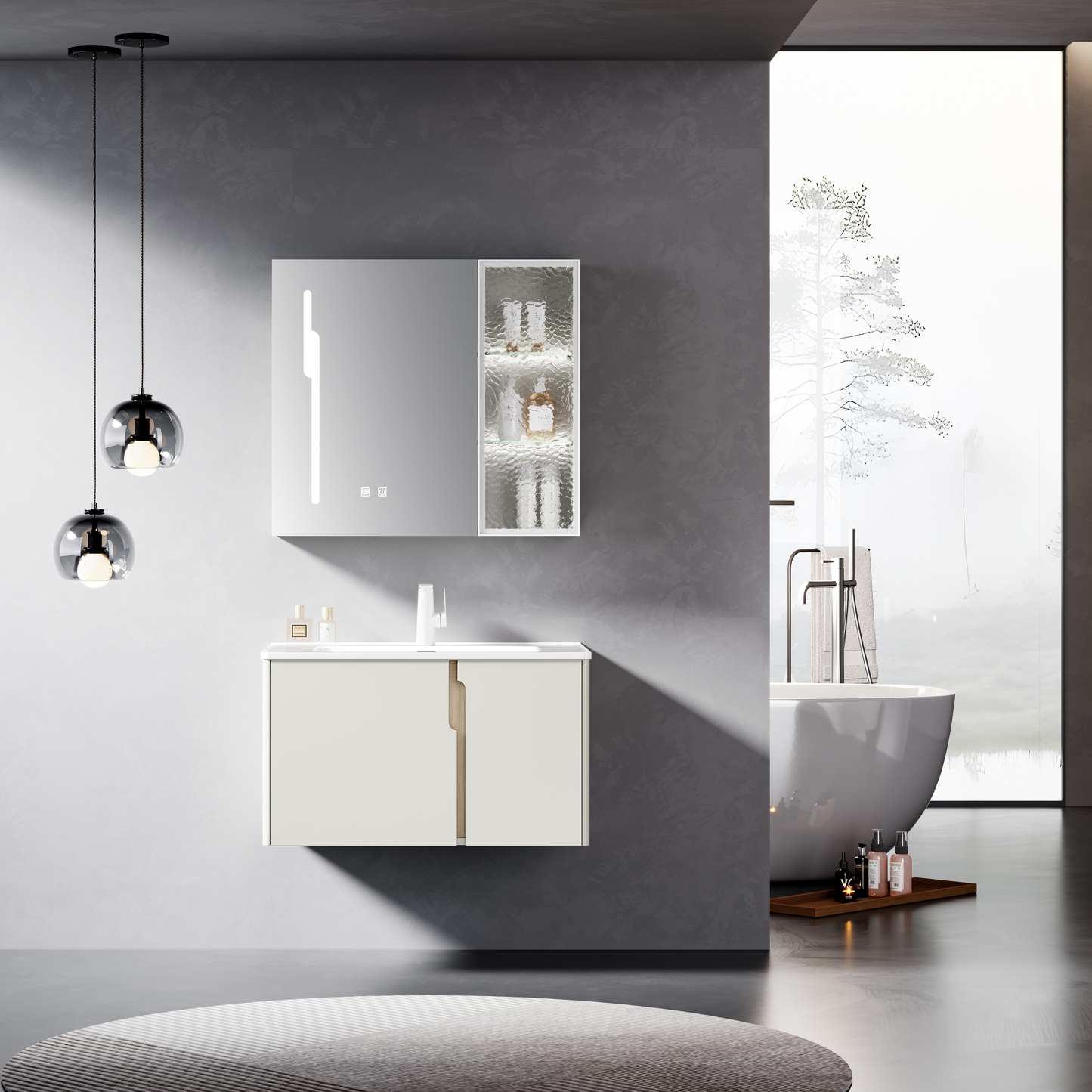 Stainless Steel Bathroom Cabinet BC107