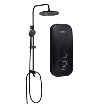 Rubine Electric Instant Water Heater Bow RWH-3388BHP（With Pump Rainshower Handshower and Sprout)
